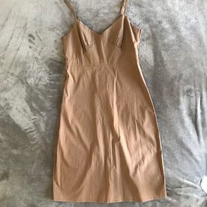 $68 GAP Sweet Tan Slip Dress w/  Adjustable Straps
